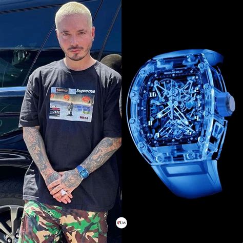 j balvin richard mille|j balvin ifl watch.